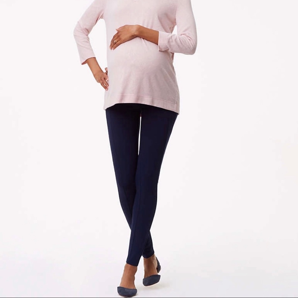Loft seamed leggings